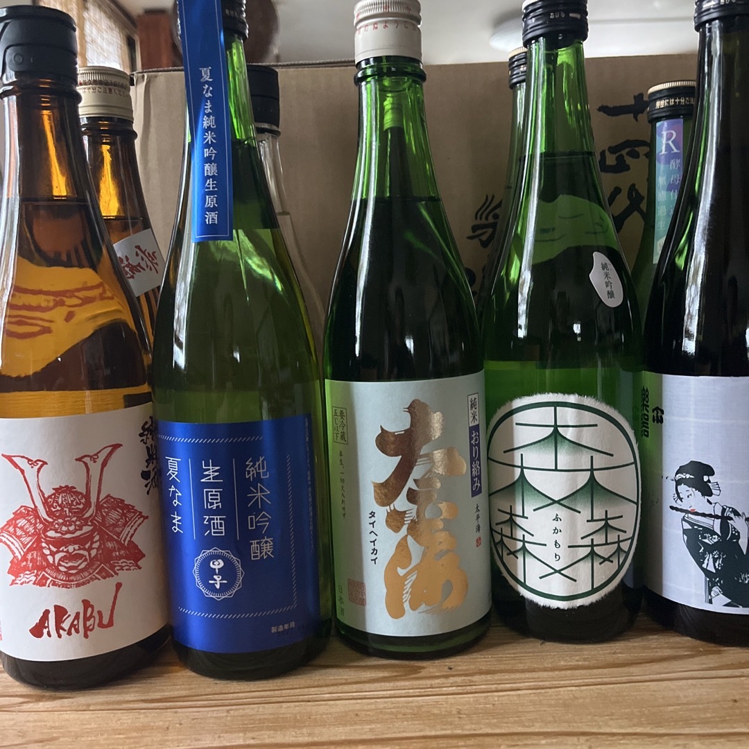 日本酒　四合瓶　楽器政宗　アカブ　七賢など　約半額