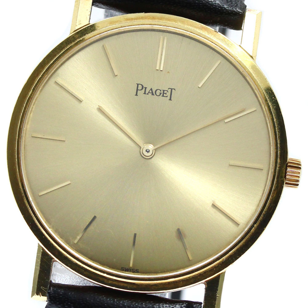 ピアジェ PIAGET 963349 ラウンド メカニカル K18YG 手巻き メンズ _751280