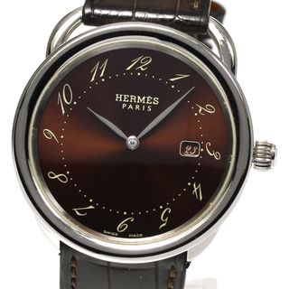 エルメス(Hermes)のエルメス HERMES AR5.710 アルソー デイト クォーツ メンズ _755013(腕時計(アナログ))