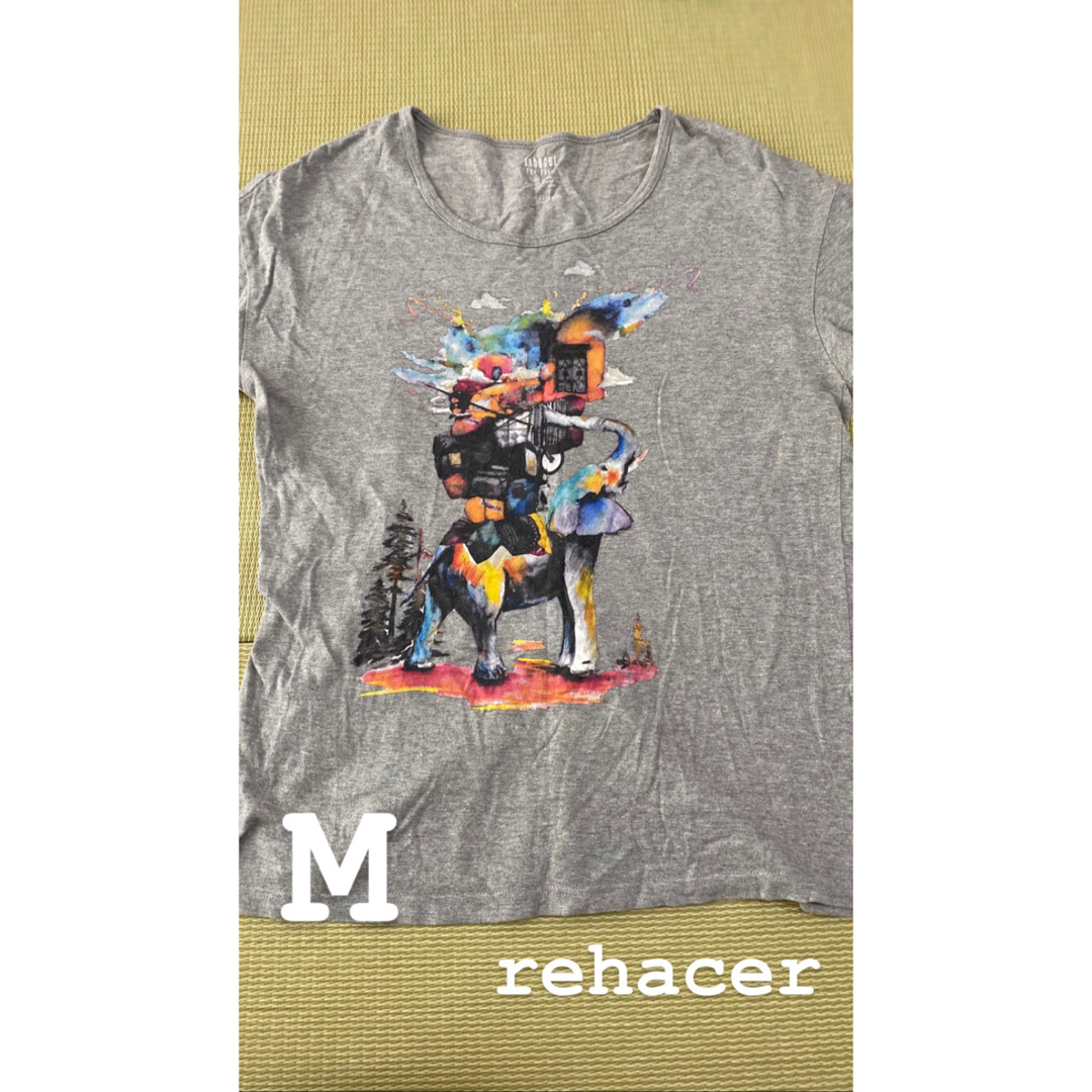 rehacer(レアセル)のrehacer Tシャツ　Mサイズ メンズのトップス(Tシャツ/カットソー(半袖/袖なし))の商品写真