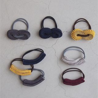 シボネ(CIBONE)のCHIKAKO YAJIMA Line / Hair accessory ワイン(ヘアゴム/シュシュ)