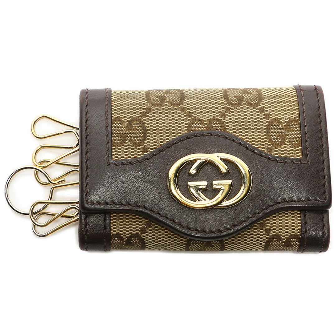 Gucci - グッチ GG柄 6連 キーケース レディース 【中古】の通販 by