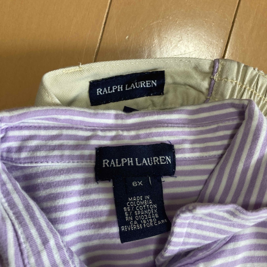 Ralph Lauren(ラルフローレン)の120センチ　ラルフローレン上下セット キッズ/ベビー/マタニティのキッズ服女の子用(90cm~)(その他)の商品写真