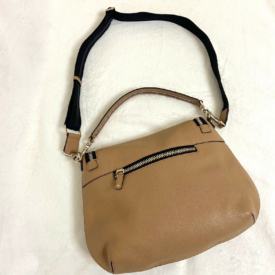 美品 アニヤハインドマーチ マキシジップサッチェル 2wayショルダーバッグ-