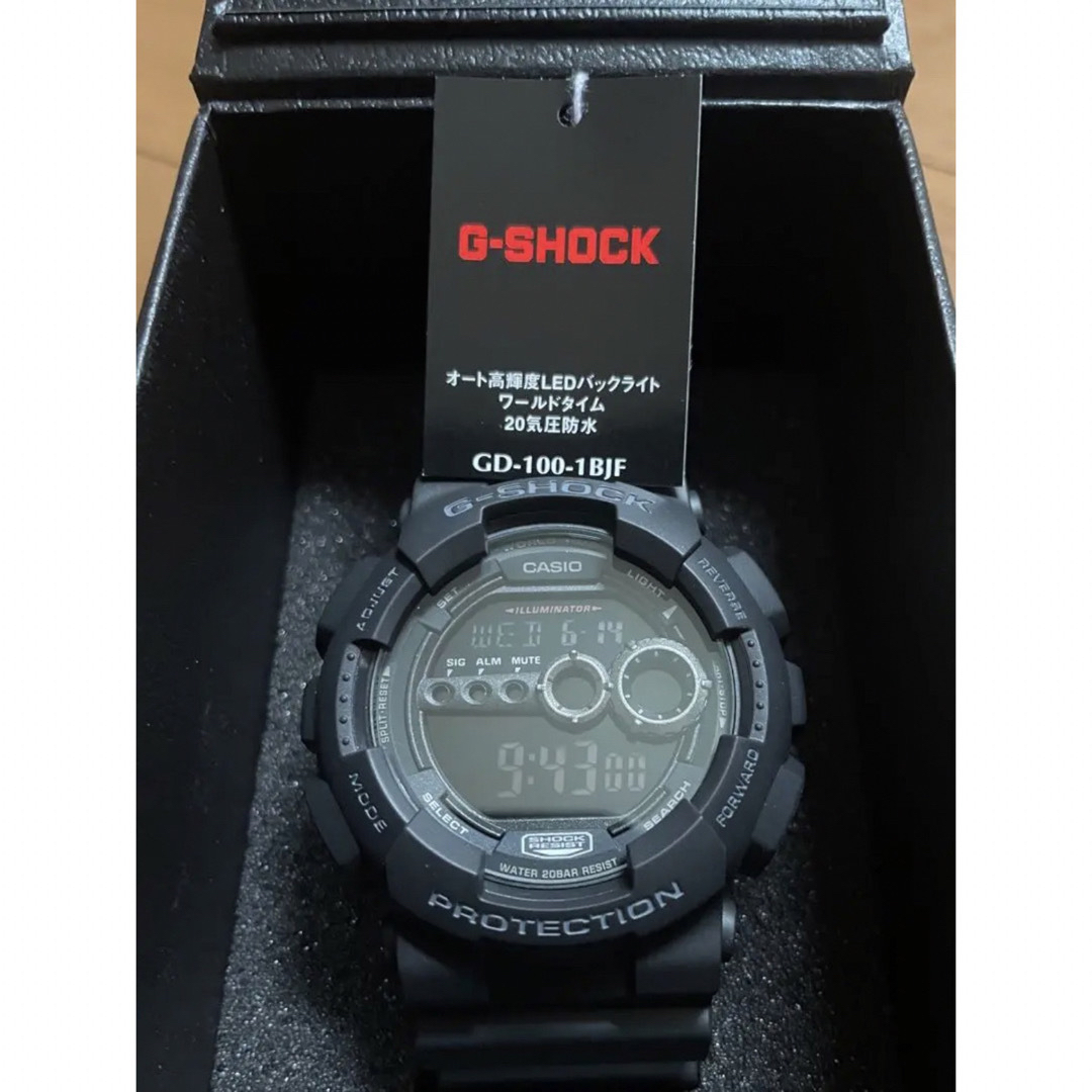 CASIO カシオ G-SHOCK GD-100 腕時計 20気圧防水 メンズ