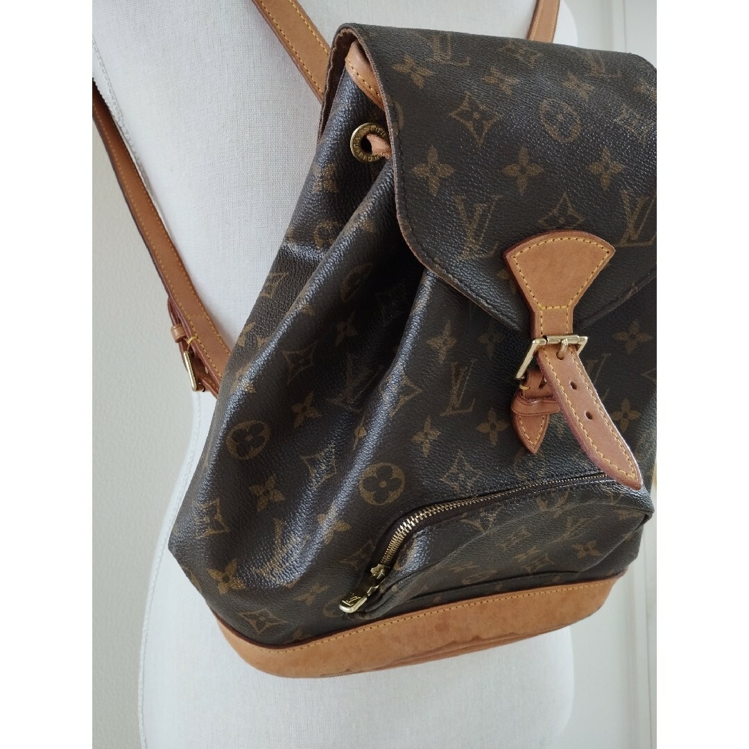 LOUIS VUITTON(ルイヴィトン)のルイヴィトン　モンスリ　リュック　モノグラム　ヴィンテージ レディースのバッグ(リュック/バックパック)の商品写真