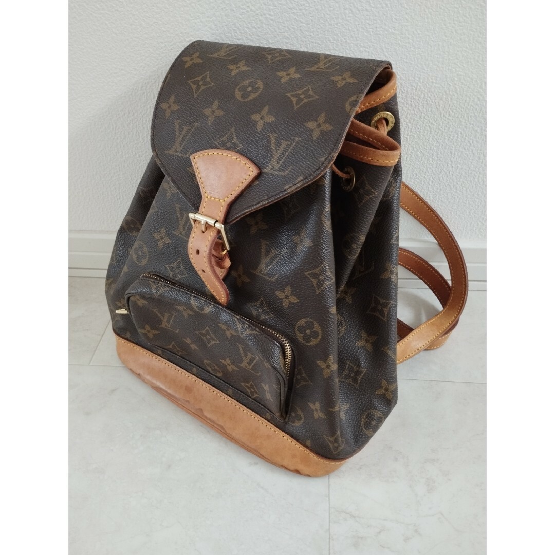 LOUIS VUITTON(ルイヴィトン)のルイヴィトン　モンスリ　リュック　モノグラム　ヴィンテージ レディースのバッグ(リュック/バックパック)の商品写真