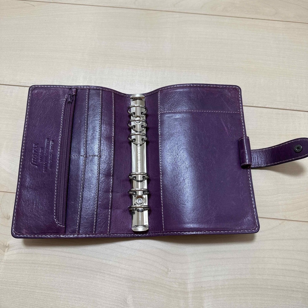 Filofax(ファイロファックス)のFilofax malden バイブルサイズ パープル メンズのファッション小物(手帳)の商品写真