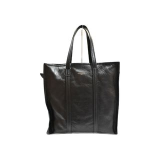 バレンシアガ(Balenciaga)の【中古品】BALENCIAGA
バザール　ショッパーM 443097 ブラック レザー トートバッグ　マザーズバッグ　旅行バッグ　A4サイズ収納可　ユニセックス　大容量【中古】松山久万ノ台店(トートバッグ)