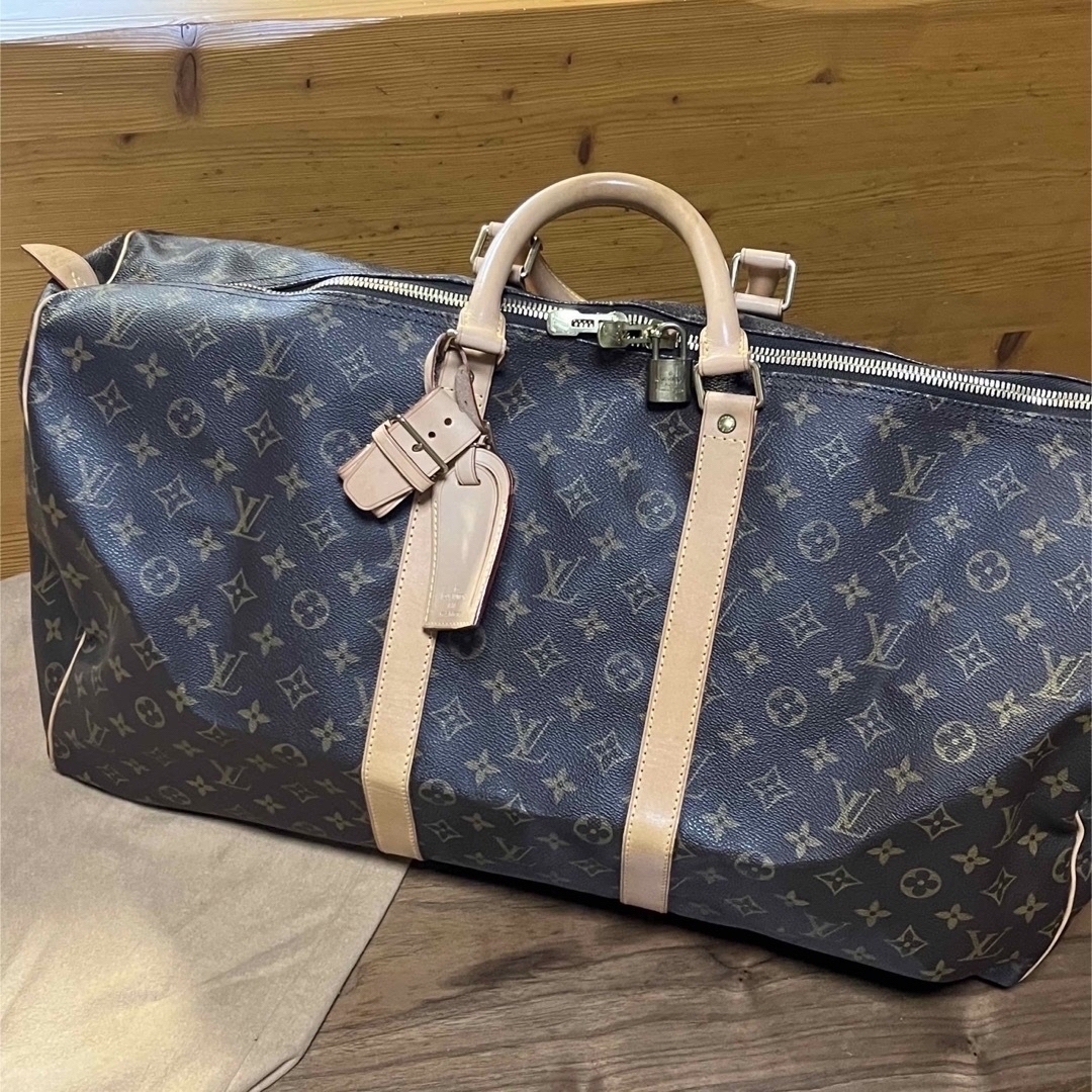 LOUIS VUITTON ルイ・ヴィトン モノグラム キーポル55 カデナ付