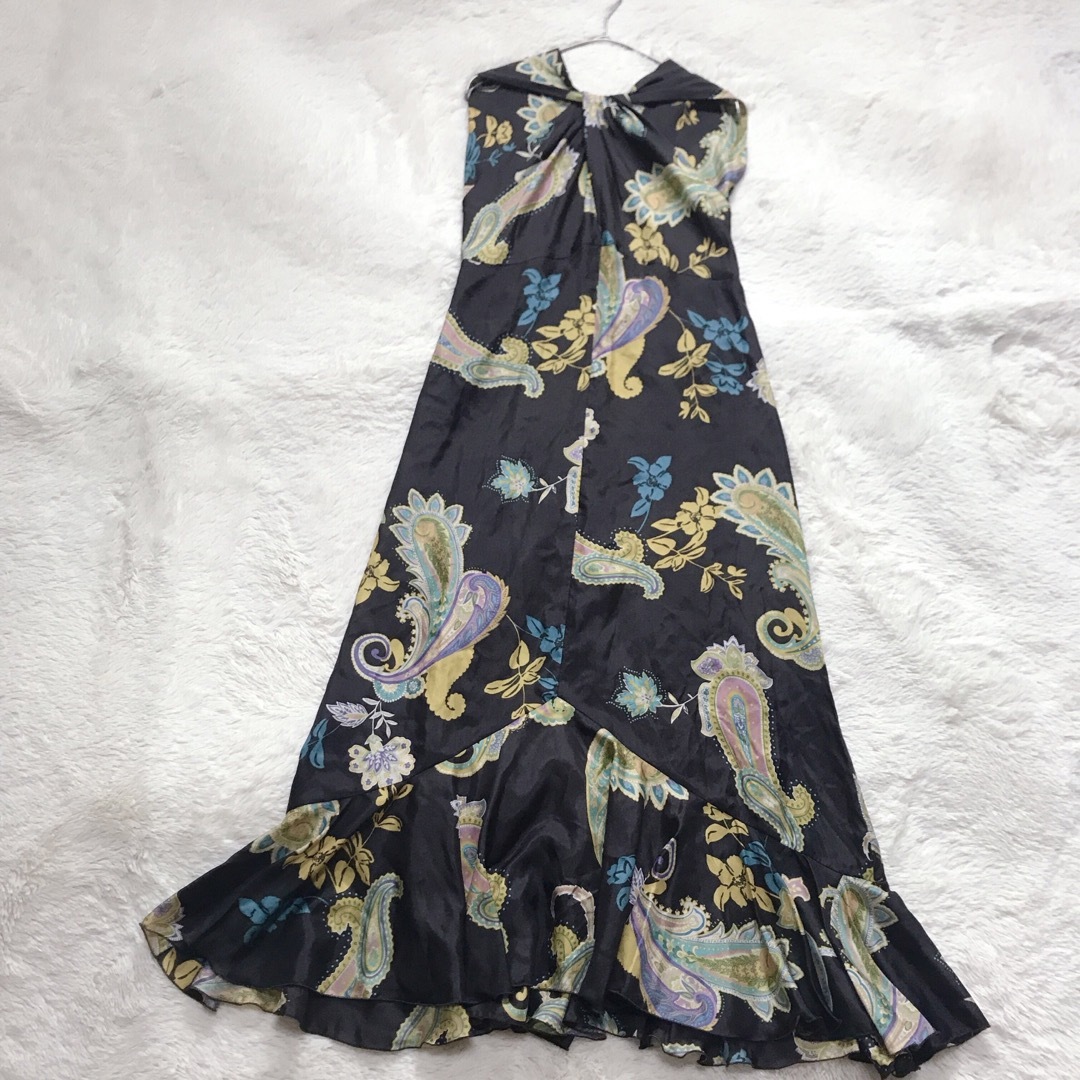 【美品】MaxMara　シルク100%＊花柄ワンピース