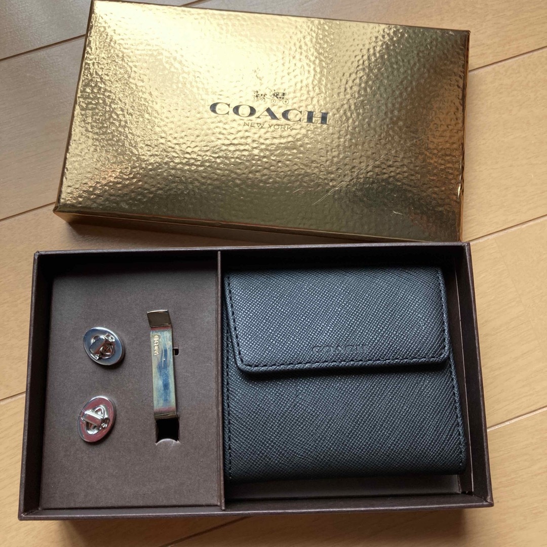 coach ネクタイピン　カフス　新品未使用　セット　コーチ