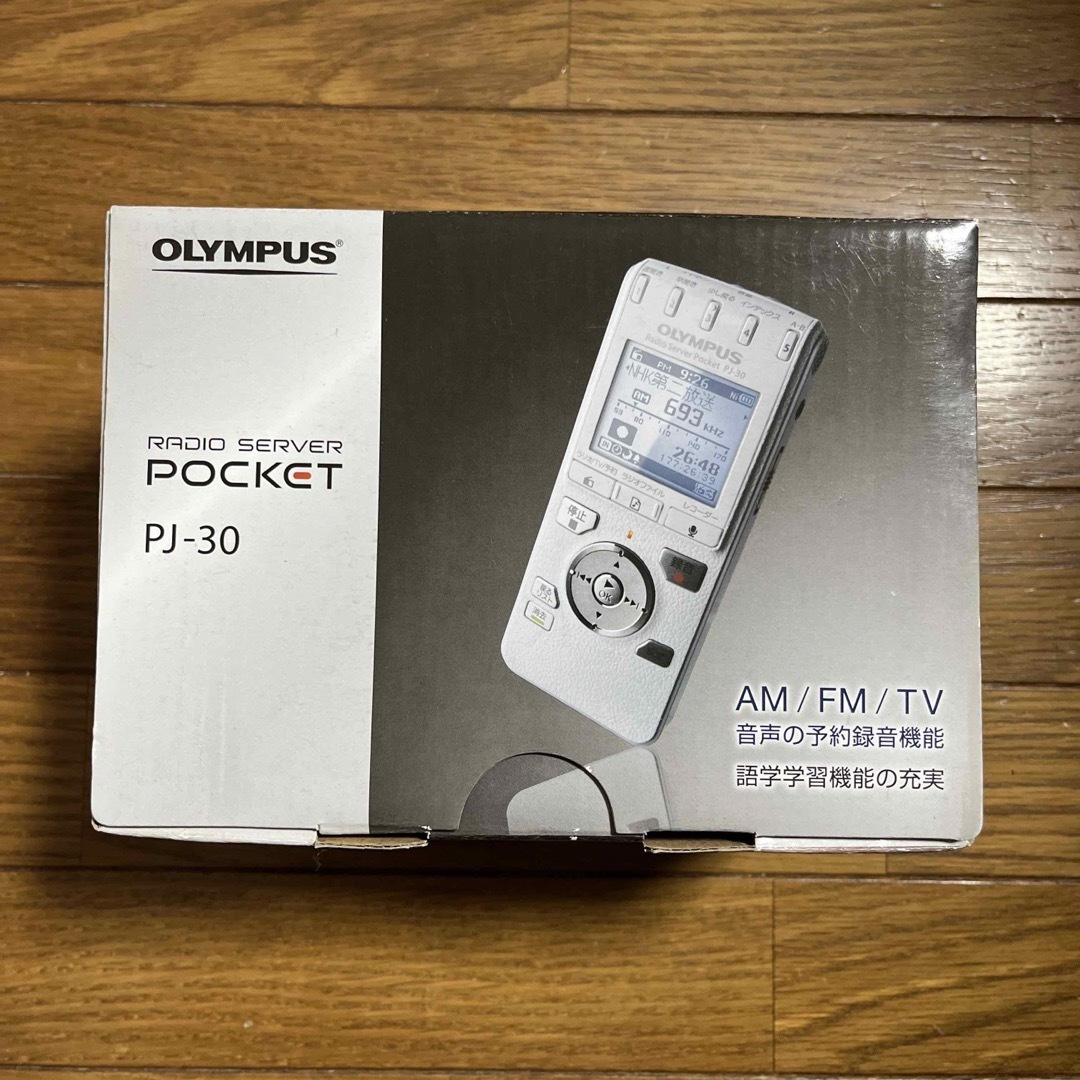 OLYMPUS(オリンパス)のOLYMPUS ICレコーダー機能付ラジオ録音機 PJ-30 スマホ/家電/カメラのオーディオ機器(その他)の商品写真