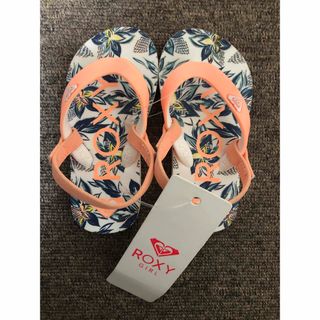 Roxy - タグ付き 新品未使用  ROXY kids ビーチサンダルピンク色 12センチ 