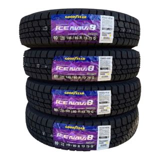 グッドイヤー(Goodyear)の【145/80R13】 2023年製造 新品スタッドレスタイヤ(タイヤ)