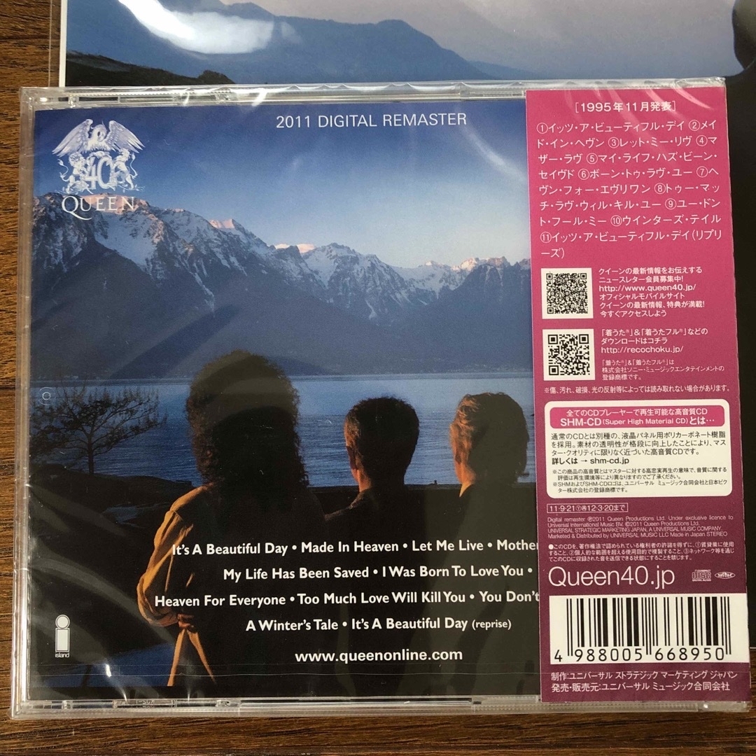 QUEEN／メイド・イン・ヘブン LP&CD 新品セットの通販 by コルル's