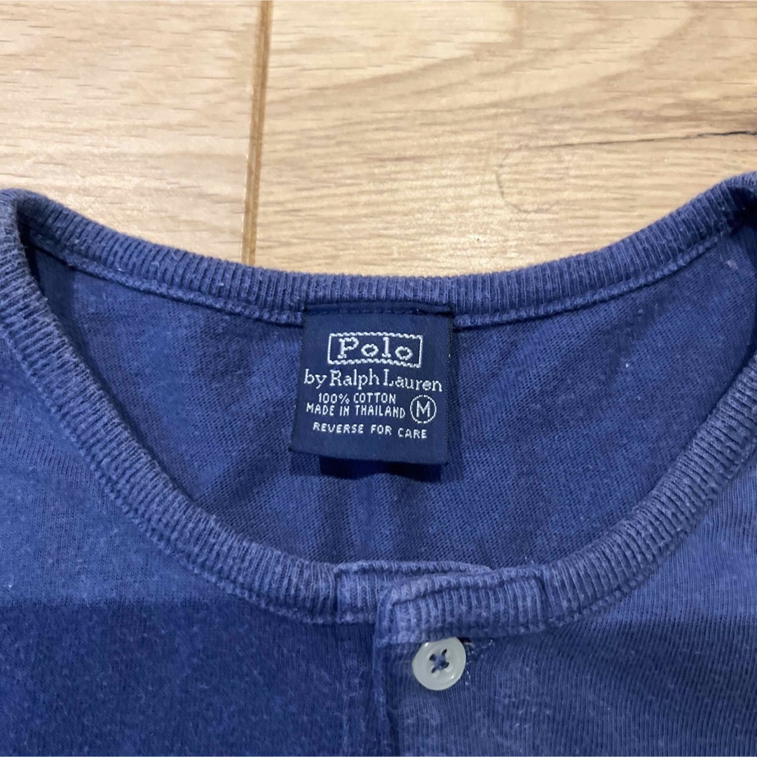POLO RALPH LAUREN(ポロラルフローレン)のポロラルフローレン　ヘンリーネックTシャツ　M メンズのトップス(Tシャツ/カットソー(半袖/袖なし))の商品写真