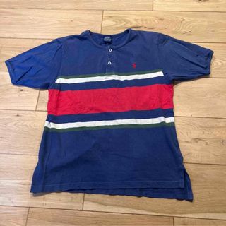 ポロラルフローレン(POLO RALPH LAUREN)のポロラルフローレン　ヘンリーネックTシャツ　M(Tシャツ/カットソー(半袖/袖なし))