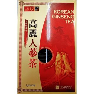 【お得!!新品】高麗元　人参茶　高麗人参  顆粒　健康茶　韓国　3g✕100包(健康茶)