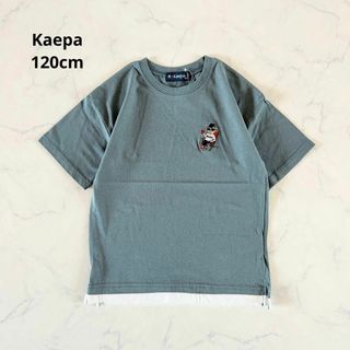 ケイパ(Kaepa)の【新品】120cm Kaepa ケイパ Tシャツ カットソー 半袖 刺繍 無地(Tシャツ/カットソー)