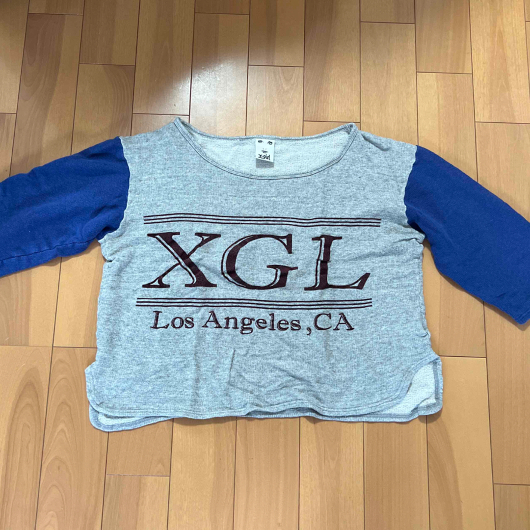 X-girl(エックスガール)のXガール年代物カットソー レディースのトップス(カットソー(長袖/七分))の商品写真