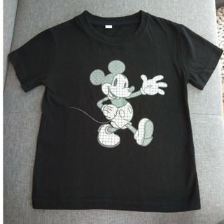 ディズニー(Disney)のディズニー　ミッキー　黒　半袖Tシャツ(Tシャツ/カットソー)