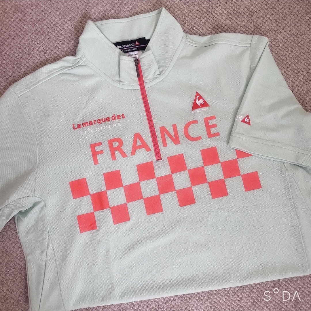 le coq sportif(ルコックスポルティフ)のルコック le coq sportif 半袖 ポロシャツ Lサイズ　ゴルフウェア スポーツ/アウトドアのゴルフ(ウエア)の商品写真