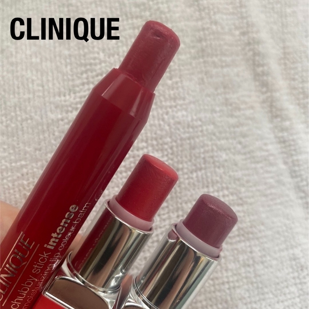 CLINIQUE(クリニーク)の3本セット コスメ/美容のベースメイク/化粧品(口紅)の商品写真