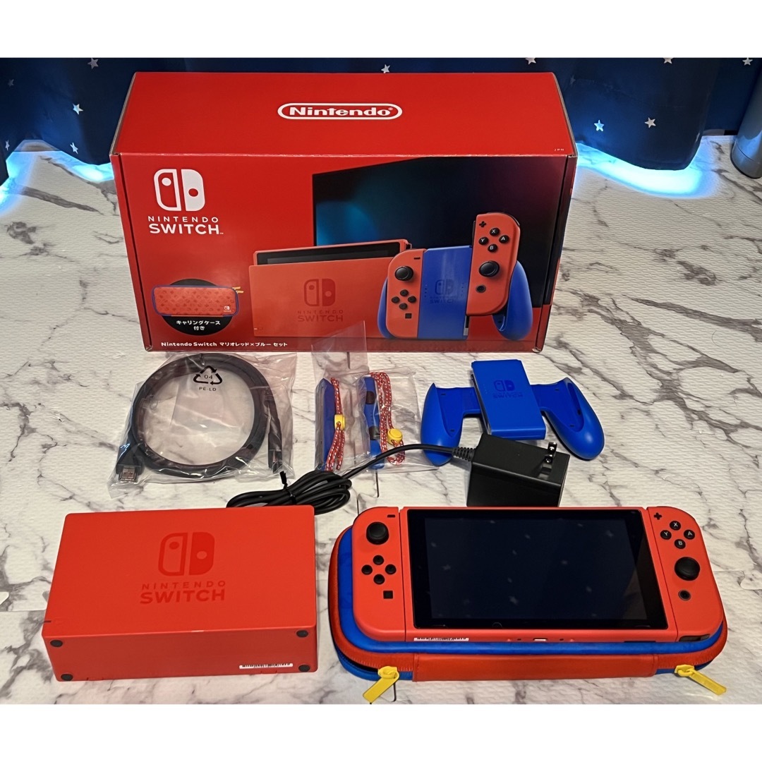 Nintendo Switch マリオ レッド×ブルー セット