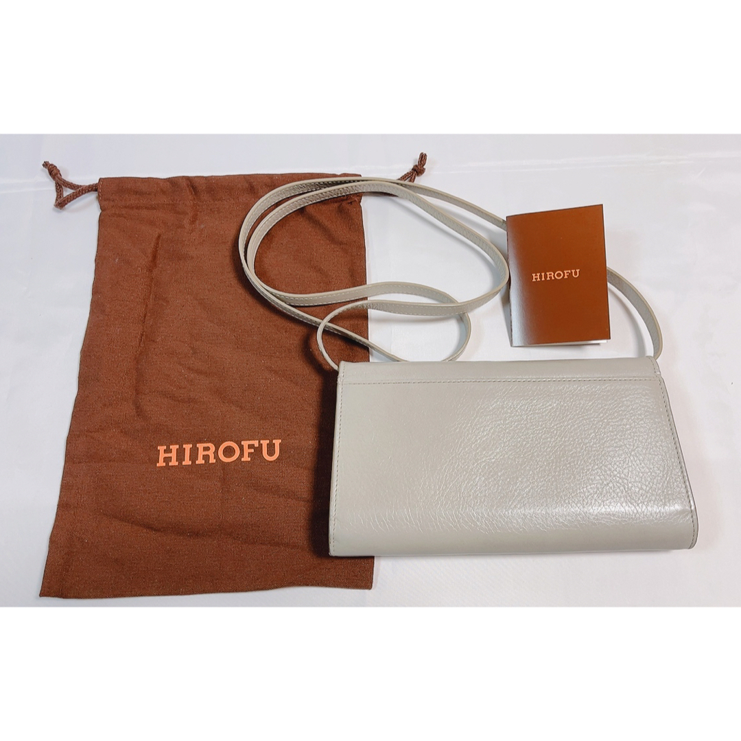 ◼️現行品・HIROHU ヒロフ　ウォレットショルダー・クラッチバッグ 1