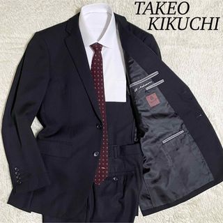 タケオキクチ(TAKEO KIKUCHI)のタケオキクチ　セットアップ　スーツ　スーパー100’s   ブラック　フォーマル(セットアップ)