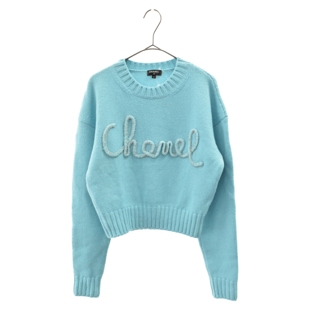 CHANEL - CHANEL シャネル 20SS ロゴデザインクルーネックニット