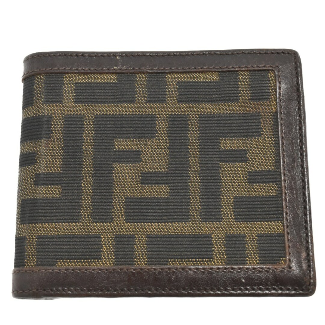 FENDI - FENDI フェンディ ズッカ柄 二つ折り財布 2135-01445-098 ...