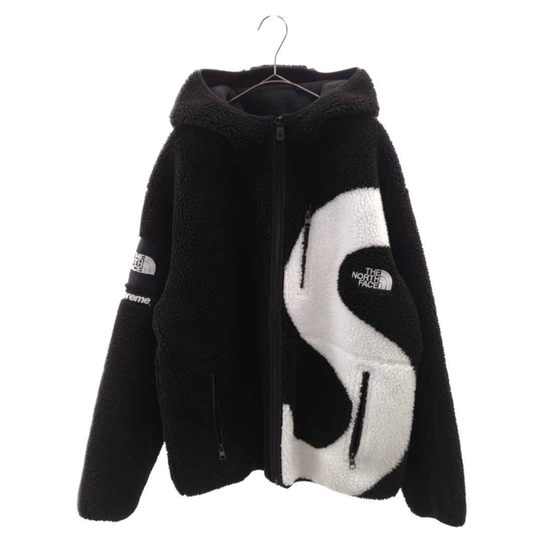 専用 S Logo Hooded Fleece Jacket black