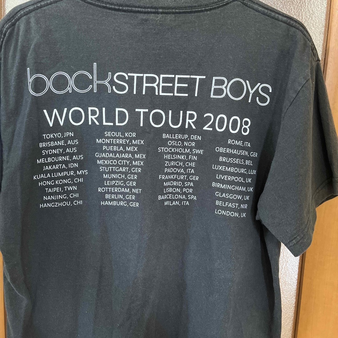 backSTREET BOYS TシャツＭ エンタメ/ホビーのタレントグッズ(ミュージシャン)の商品写真