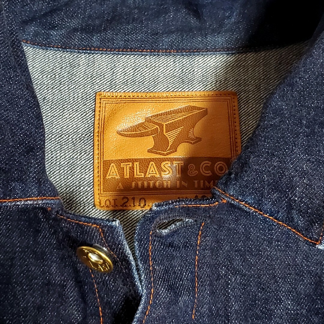 アットラスト LOT210Jデニムジャケット42 Timeworn Atlast
