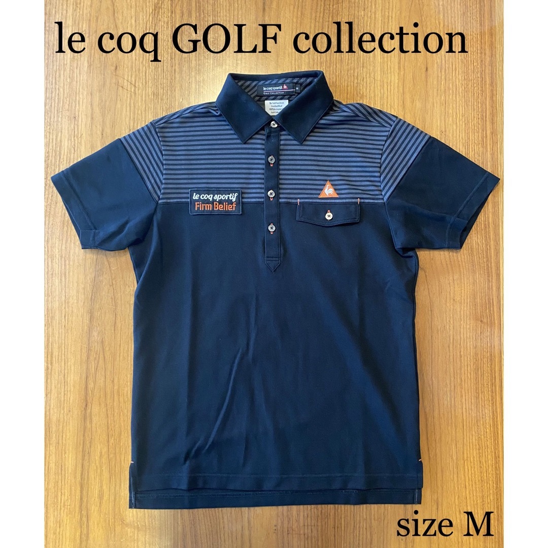 ルコック ルコックゴルフ　ポロシャツ　✴︎半袖　Mサイズ
