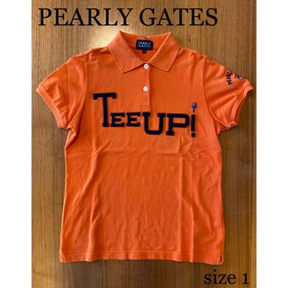 パーリーゲイツ(PEARLY GATES)のパーリーゲイツ ゴルフウェア レディース 半袖 ポロシャツ 半袖 サイズ1 春夏(ウエア)