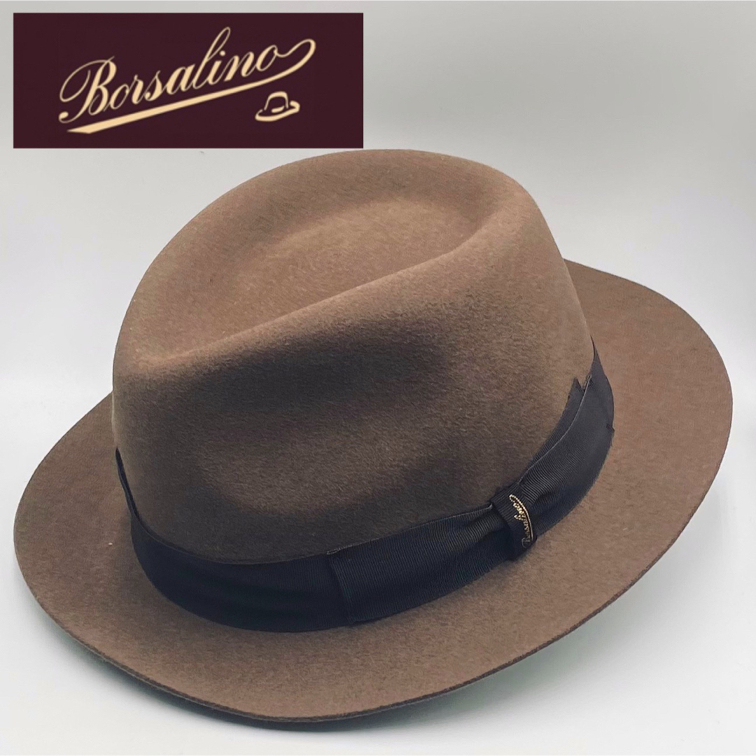 Borsalino - Borsalino 中折れ帽子 ハットの通販 by ＴＯＳＨＩ's shop ...
