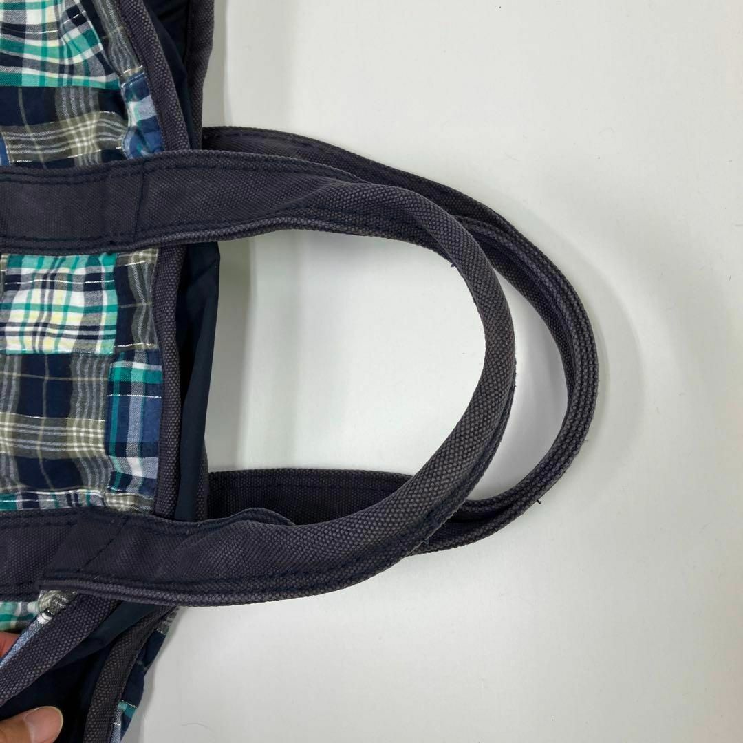 GAP ギャップ トートバッグ パッチワーク フェード ネイビー - トート