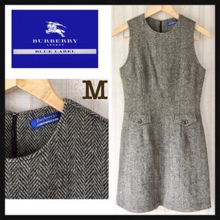 バーバリーブルーレーベル(BURBERRY BLUE LABEL)のBURBERRY BLUE LABEL　バーバリー　ノースリーブワンピース　M(ひざ丈ワンピース)