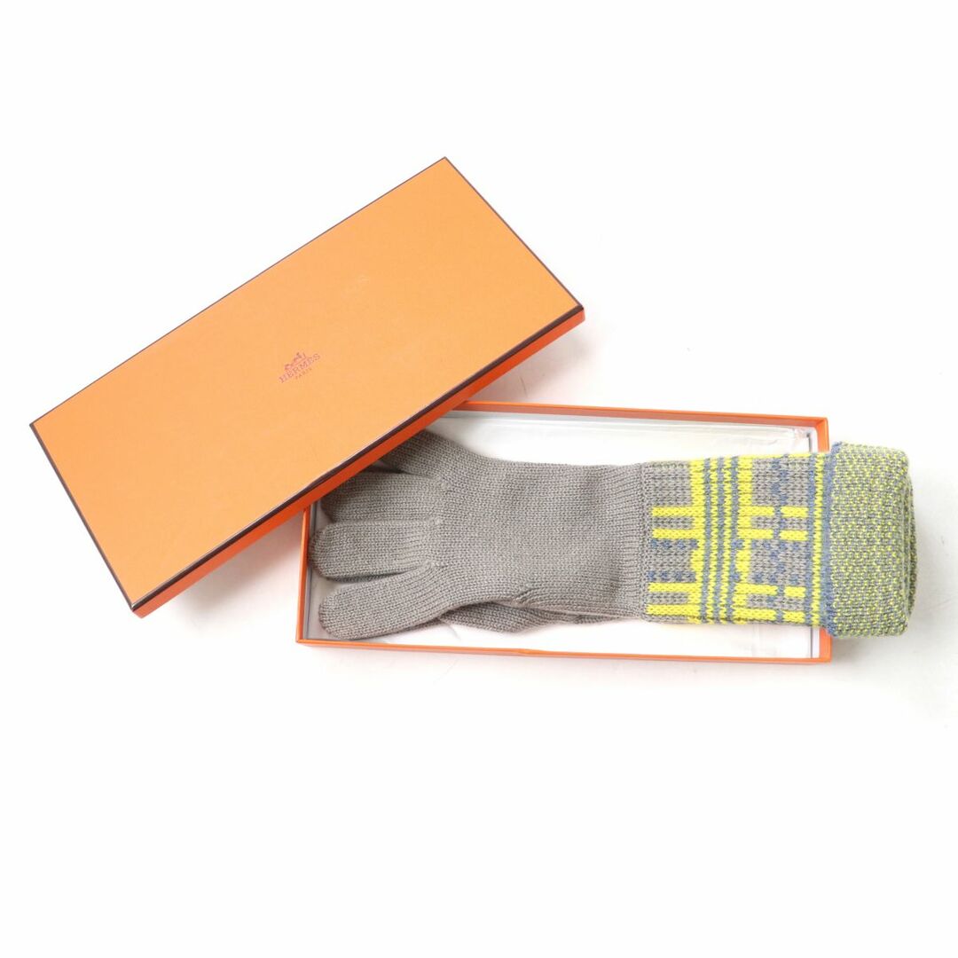 Hermes - 極美品☆HERMES エルメス H柄 カシミヤ100% ニット グローブ