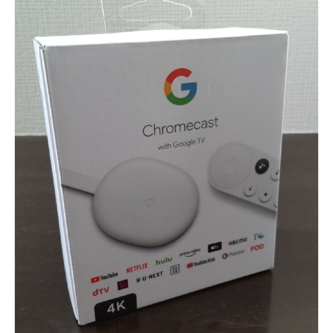 Google(グーグル)のchromecast 4k クロームキャスト スマホ/家電/カメラのテレビ/映像機器(その他)の商品写真