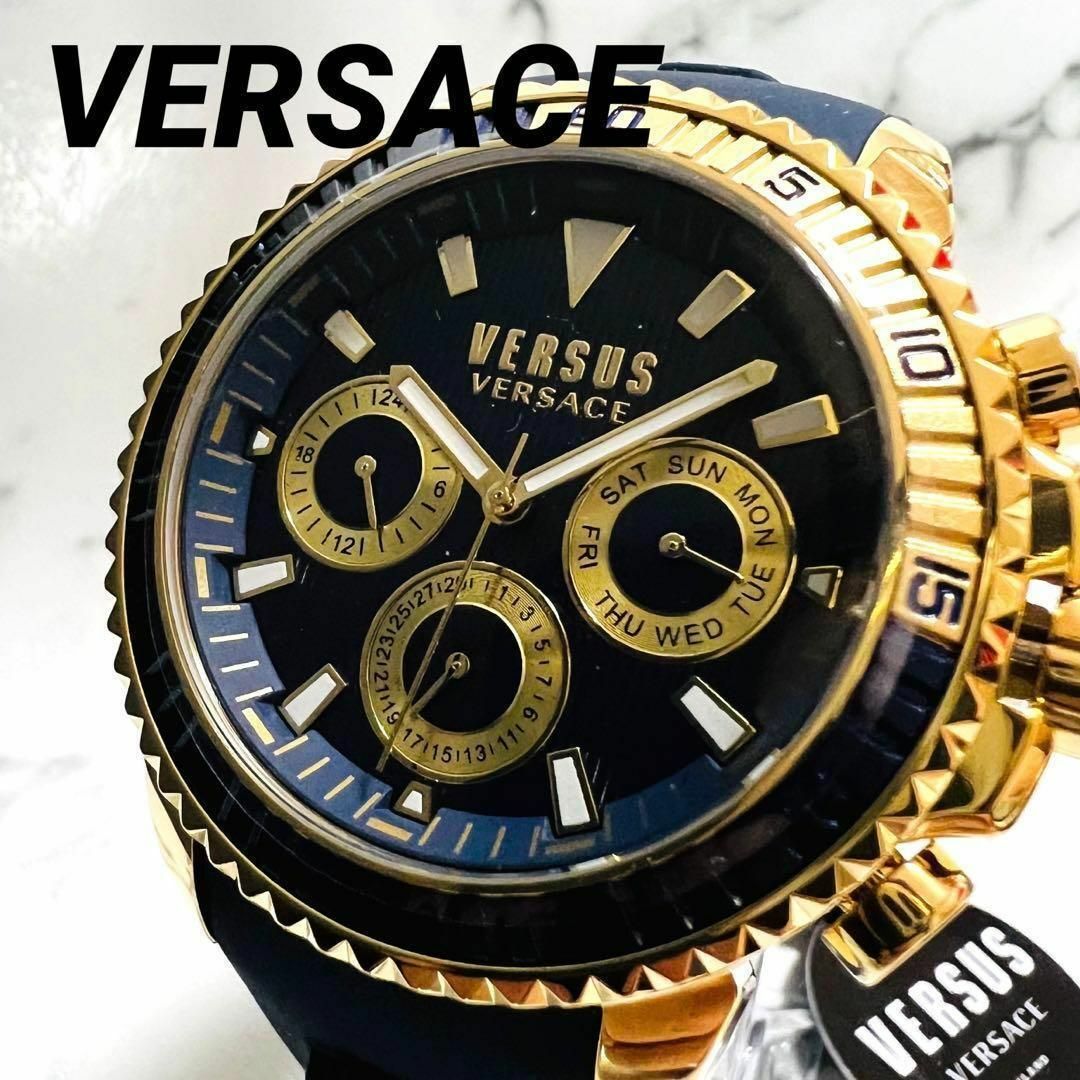 Gianni Versace - 【激レア】新品 ヴェルサーチ クオーツ メンズ腕時計