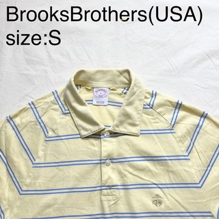 ブルックスブラザース(Brooks Brothers)のBrooksBrothers(USA)コットンボーダーポロシャツ(ポロシャツ)