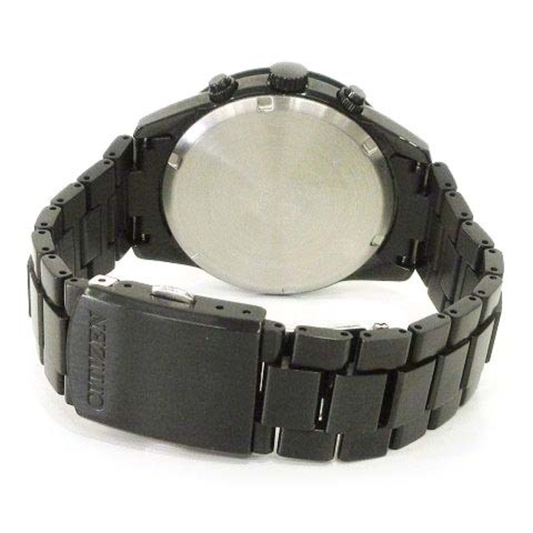 シチズン 腕時計 エコ・ドライブ e820-s096090 メタルフェイス 黒 2