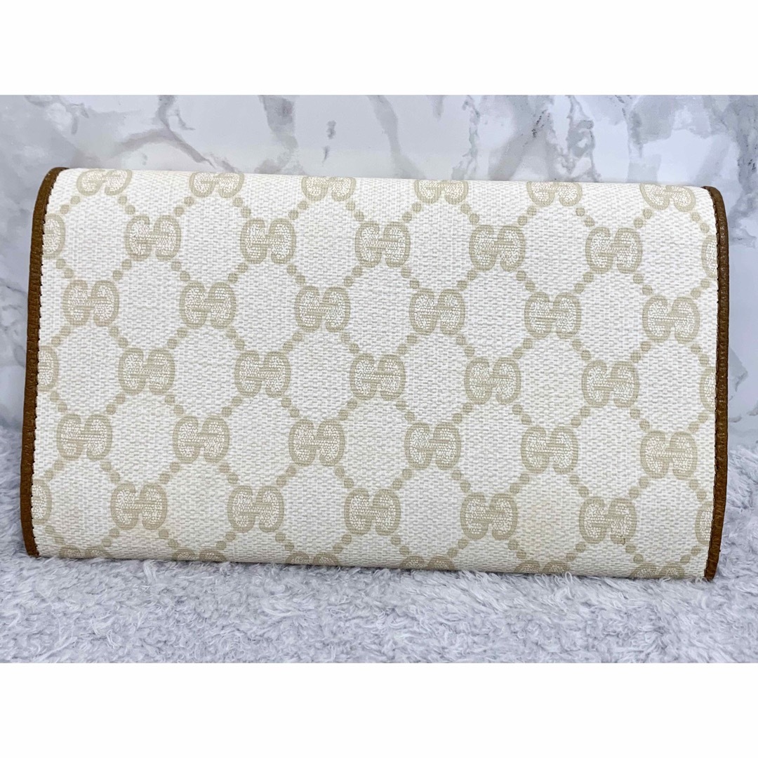 グッチ 長財布 ✨箱付き美品✨GGスプリーム オールドグッチ がま口