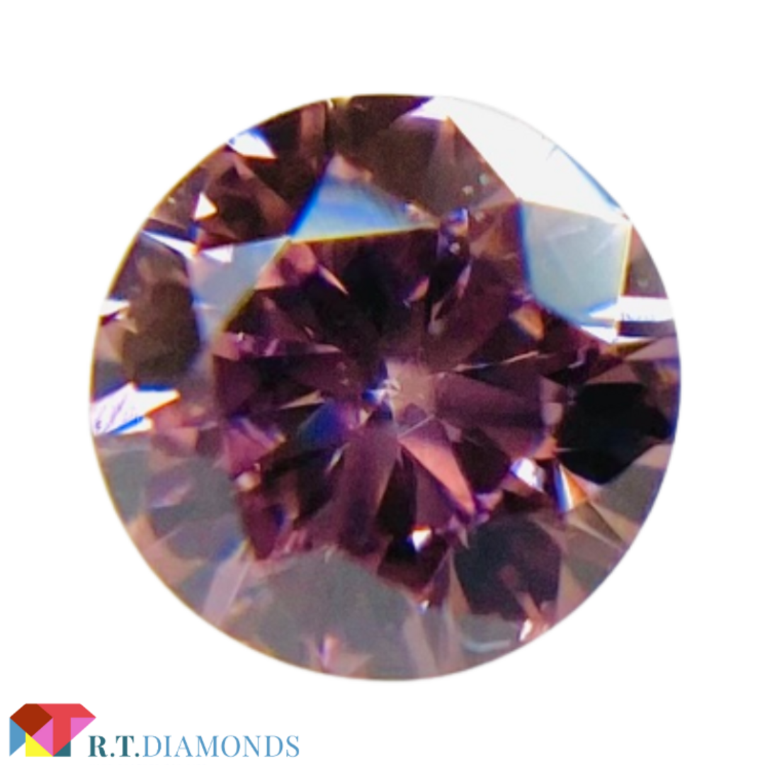 FANCY VIVID PINK 0.063ct RD/RT2134/CGL