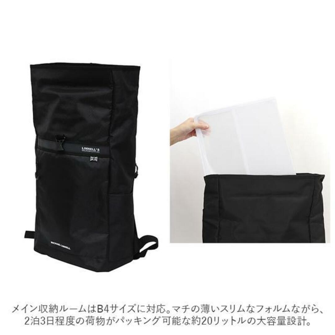 Michael Linnell マイケルリンネル Roll Top Backpack ML-035 メンズのバッグ(バッグパック/リュック)の商品写真