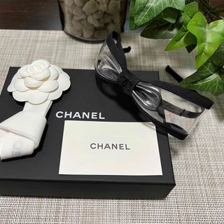 CHANEL シャネル カチューシャ オフホワイト リボン